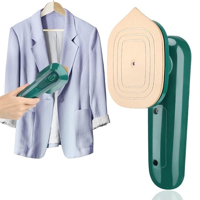 Portable Mini Steamer & Iron: 2-in-1 Portable Travel Friendly
